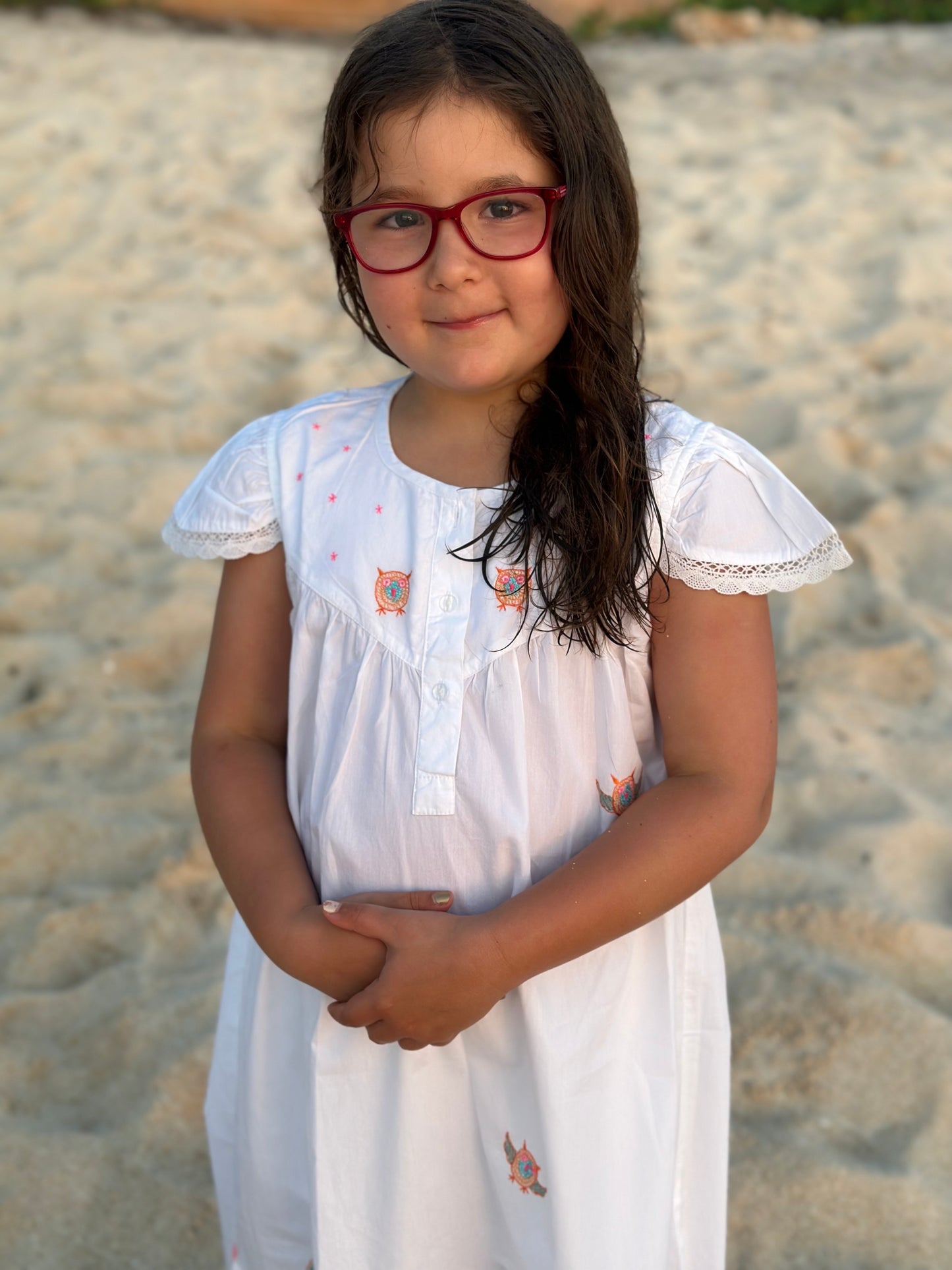 Kids Cotton Owl Nightie
