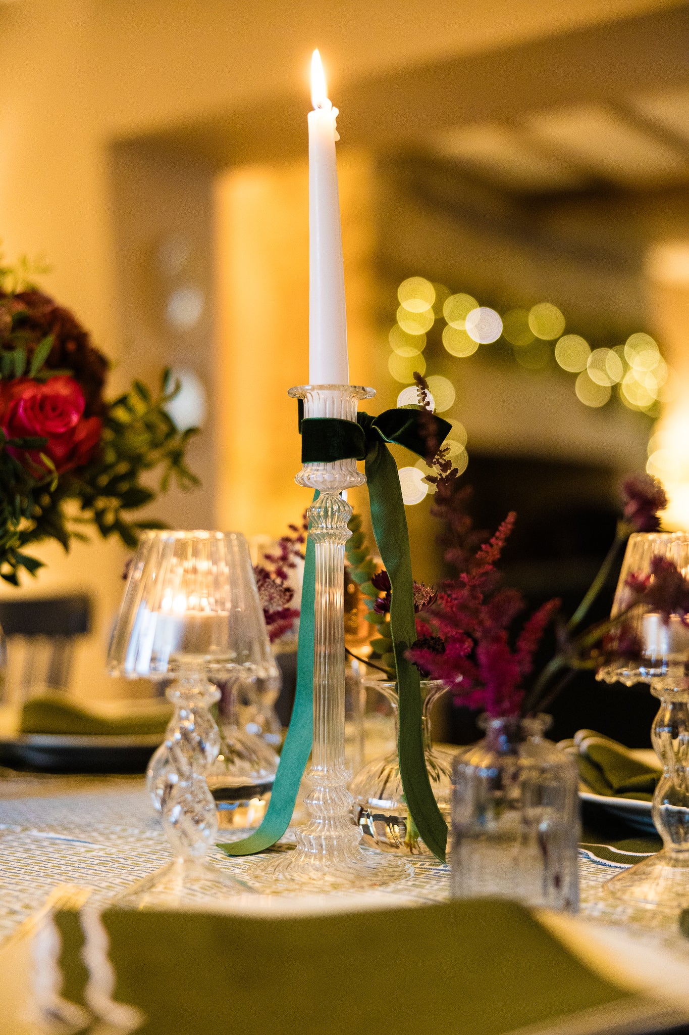 Tapered - Handmade Glass Candlestick