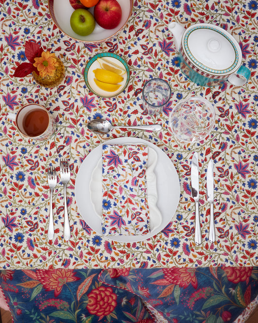 Flowers of India Tablecloth