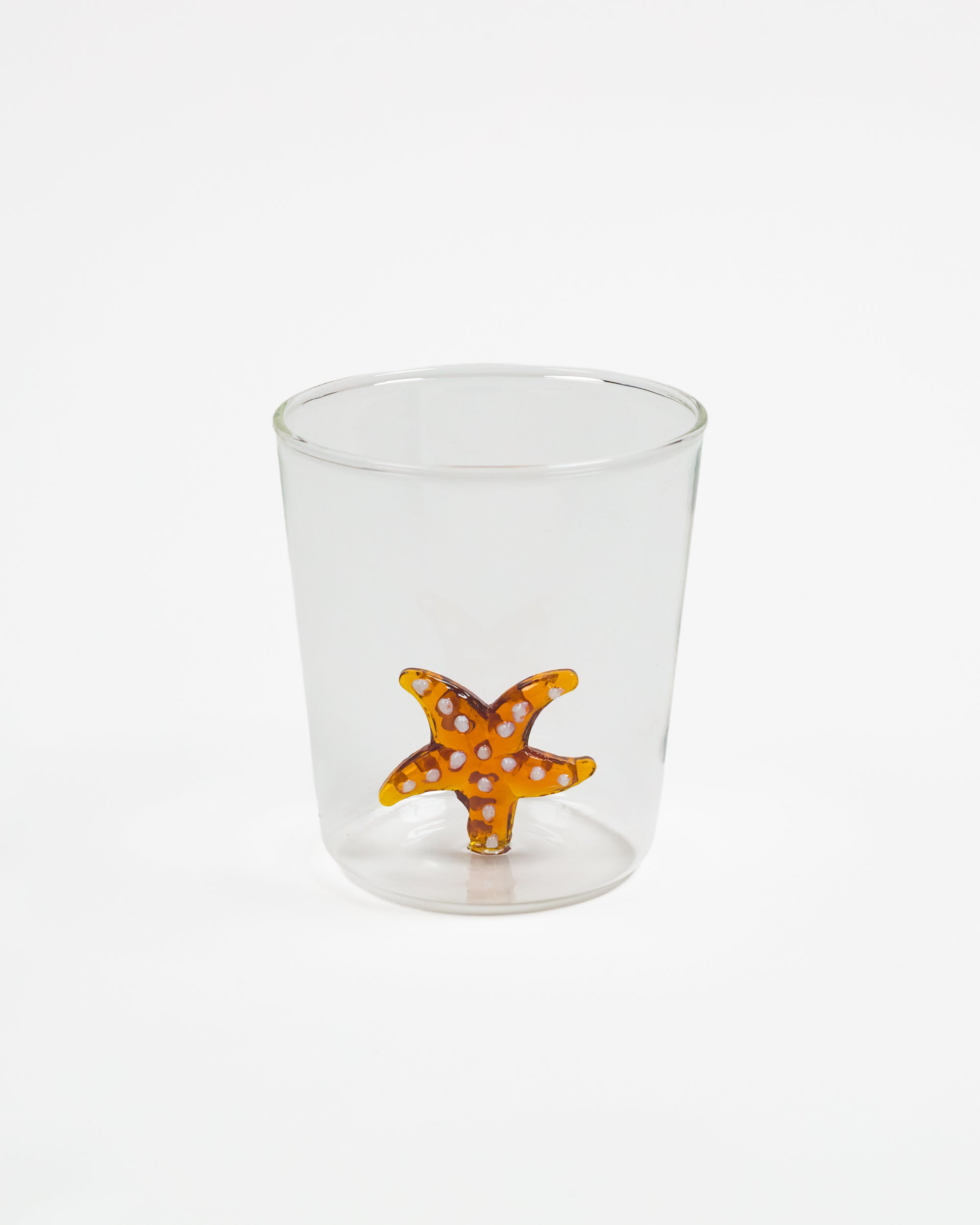 Star Fish Glass Tumblers - Set of 2