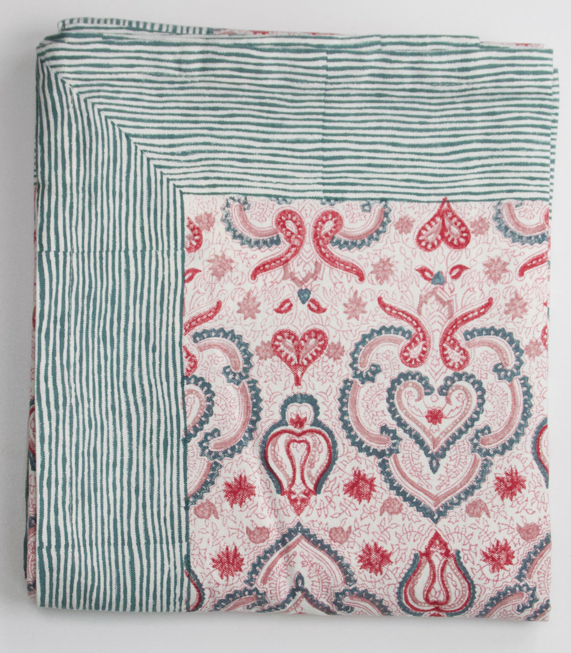 Marigold Cotton Block Printed Tablecloth
