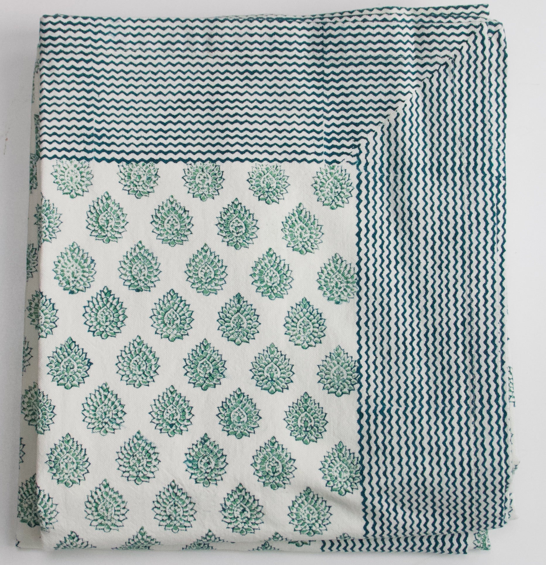Lotus Green Printed tablecloth